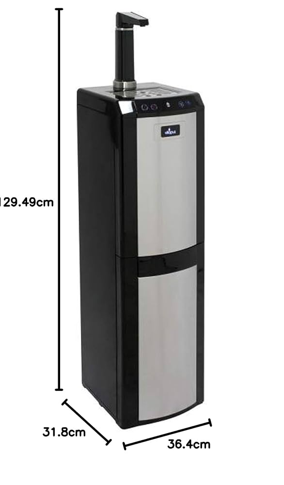 Vitapur VWD1076BLST Bottom Load (Hot, Room and Cold) Black